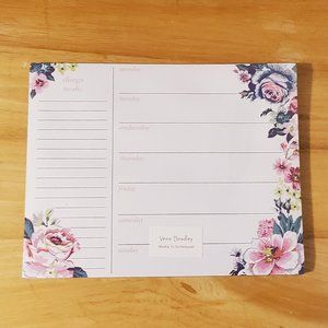 Vera Bradley Garden Grove Weekly To-Do Notepad